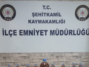 Gaziantep’te 16 Litre Sahte Alkol Ele Geçirildi