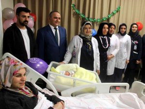 Kayseri’de Yılın İlk Bebeği ’Yüsra’ Oldu