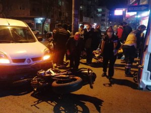 Kocaeli’de Yeni Yılla Birlikte Kazalar Peş Peşe Geldi: Motosiklet Sürücüsü Böyle Savruldu