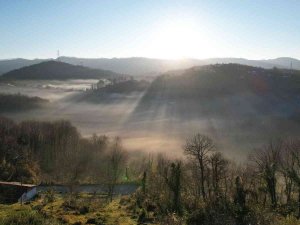 Pus Güneşle Birlikte Kartpostallık Görüntüler Oluşturdu