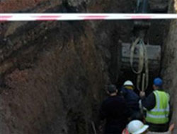 Giresun'da baraj inşaatında göçük 2 yaralı