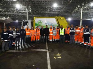 Başkan Özdemir 2023’e İşçilerle Birlikte Girdi
