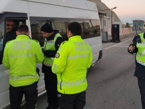 Besni’de Servis Araçları Denetlendi