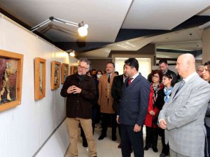 Adü’de ‘Taşların Dili’ Sergisi, Sanatseverlerle Buluştu