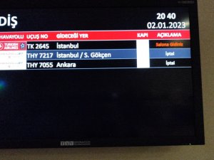 Elazığ’da Yoğun Sis Nedeniyle Uçuşlar İptal Edildi