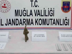 Dalaman’da Tarihi Eser Ve Uyuşturucu Operasyonu