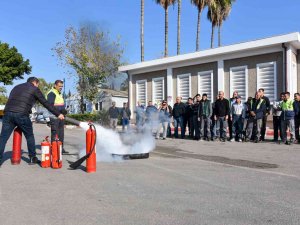 Meski̇ Personeli Yangın Tatbikatı Eğitimine Katıldı