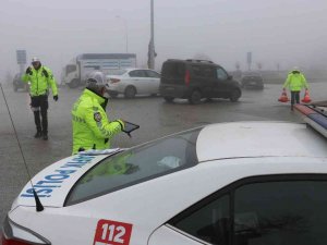 Edirne’de Sis Nedeniyle Zincirleme Kaza Yaşandı