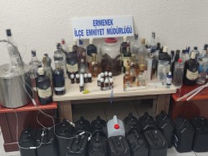 Karaman’da Kaçak İçki Operasyonu