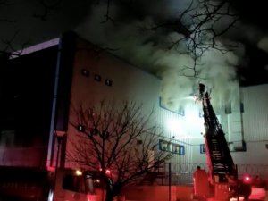 Bursa’da Tekstil Fabrikasında Korkutan Yangın