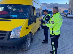 Tunceli’de Okul Servisi Denetimleri Sürüyor