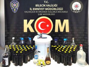 Bilecik’te 79,45 Litre Etil Alkol Ele Geçirildi