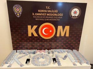 Konya’da 55 Bin 100 Tl Değerinde Sahte Para Ele Geçirildi