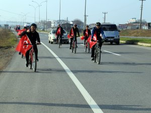 Sarıkamış Şehitleri İçin Pedal Çevirdiler