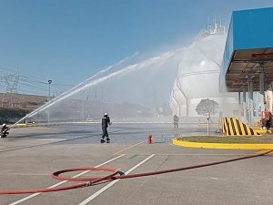 Gaz Tesisinde "Büyük Endüstriyel Kaza Tatbikatı"