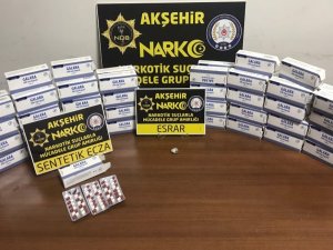 Konya’da 3 Bin 900 Adet Uyuşturucu Hap Ele Geçirildi
