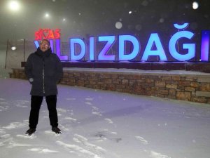 Kayak Merkezinde Özlenen Kar Yağdı