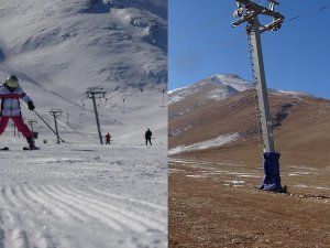 Van’da Beklenen Kar Yağmadı: Kayak Sezonu Açılamadı