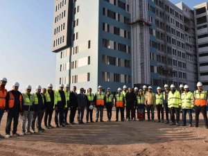Aydın Şehir Hastanesi’nde Çalışmalar Yerinde İncelendi