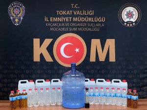 Tokat’ta 52 Litre Sahte İçki Ele Geçirildi