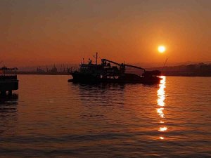 Maramara Deniz’inde Muhteşem Günbatımı