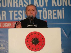 Cumhurbaşkanı Erdoğan’dan Manavgat’ta Yapılan Konutların Hak Sahiplerine Müjde