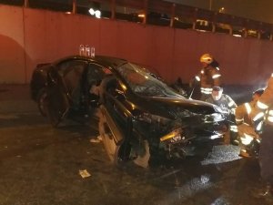 Tuzla’da Makas Atan Otomobilin Çarptığı Araç Yan Yola Uçtu: 1 Ölü, 2 Ağır Yaralı