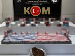 Samsun’da Kaçak 9 Bin 580 Dal Makaron Ve 2,5 Kilo Tütün Ele Geçirildi