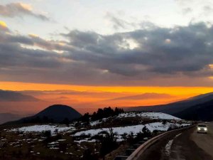 Bolu’da Kartpostallık Gün Batımı