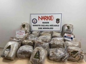 Mardin’de 105 Kilogram Esrar Ele Geçirildi, 5 Kişi Tutuklandı