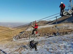 Jak Timi, Kayak Merkezinde Tatbikat Gerçekleştirdi
