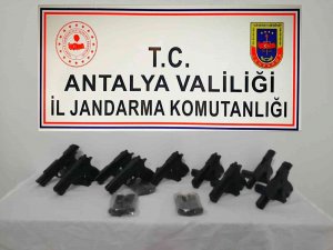 Jandarmadan Marka Ve Seri Numarası Olmayan El Yapımı Silah Operasyonu