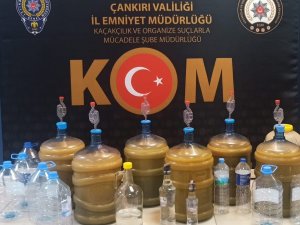 Çankırı’da 118 Litre Sahte Alkol Ele Geçirildi