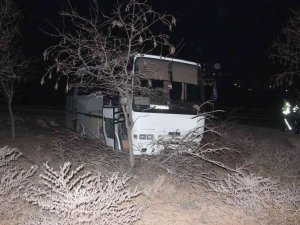 Karaman’da Freni Patlayan İşçi Midibüsü Şarampole Sürüklendi: 7 Yaralı