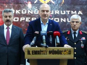 Uşak’ta 120 Kişinin Gözaltına Alındığı ’Kökünü Kurutma Operasyonu’nu Bakan Soylu Yönetti