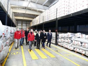 Atay’dan Kızılay Lojistik Merkezine İnceleme
