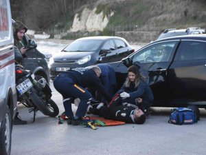 Sinop’ta Trafik Kazası: 1 Yaralı