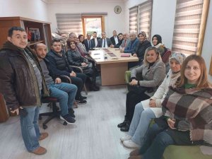Ak Parti İlçe Teşkilatından Gazeteciler Derneği’ne Ziyaret
