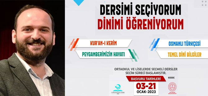 Eğitime Destek Platformu Rize Temsilcisi Kayhan'dan Seçmeli Ders Çağrısı