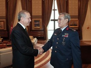 Hava Ve Jandarma Komutanlarından Cumhurbaşkanı Erdoğan’a Veda Ziyareti
