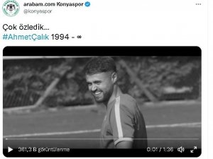 Konyaspor’dan Ahmet Çalık Paylaşımı
