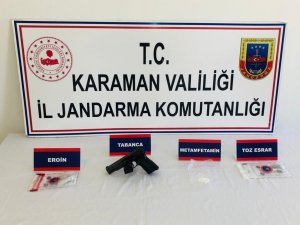 Karaman’da Uyuşturucudan Gözaltına Alınan 4 Kişi Tutuklandı