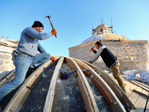 388 Yıllık Hoca Hasan Hamamında Restorasyon Çalışmaları Sürüyor