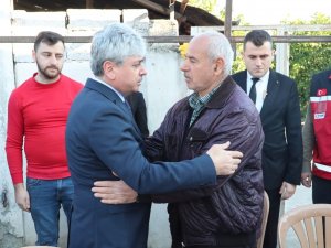 Hatay Valisi Doğan’dan, Şehit Ailesine Taziye Ziyareti