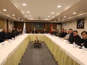 Başkan Taban Yerel Medya Mensupları İle Buluştu