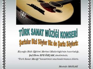 Köyceğiz’de Türk Sanat Müziği Korosu Konser Verecek