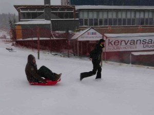 Uludağ’da Kar Kalınlığı 25 Santimetreye Ulaştı