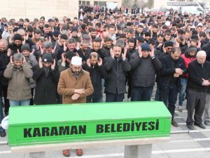Karaman’da İş Yerinde Uğradığı Bıçaklı Saldırı Sonucu Ölen Genç Toprağa Verildi