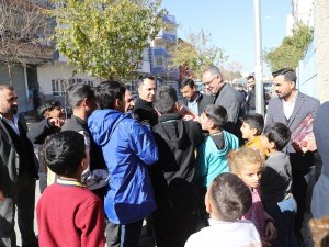 Borçları Ödenen Mahallede Denetim Yaptı