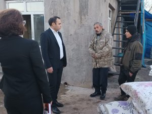 Kaymakam Partal Yangın Yerinde İncelemelerde Bulundu
